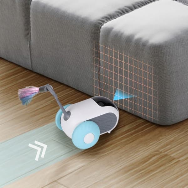 Zabawka interaktywna uciekający samochodzik