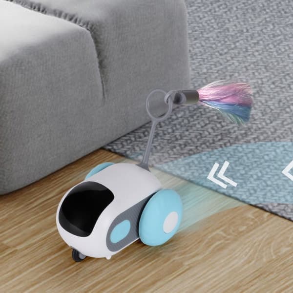 Zabawka interaktywna uciekający samochodzik