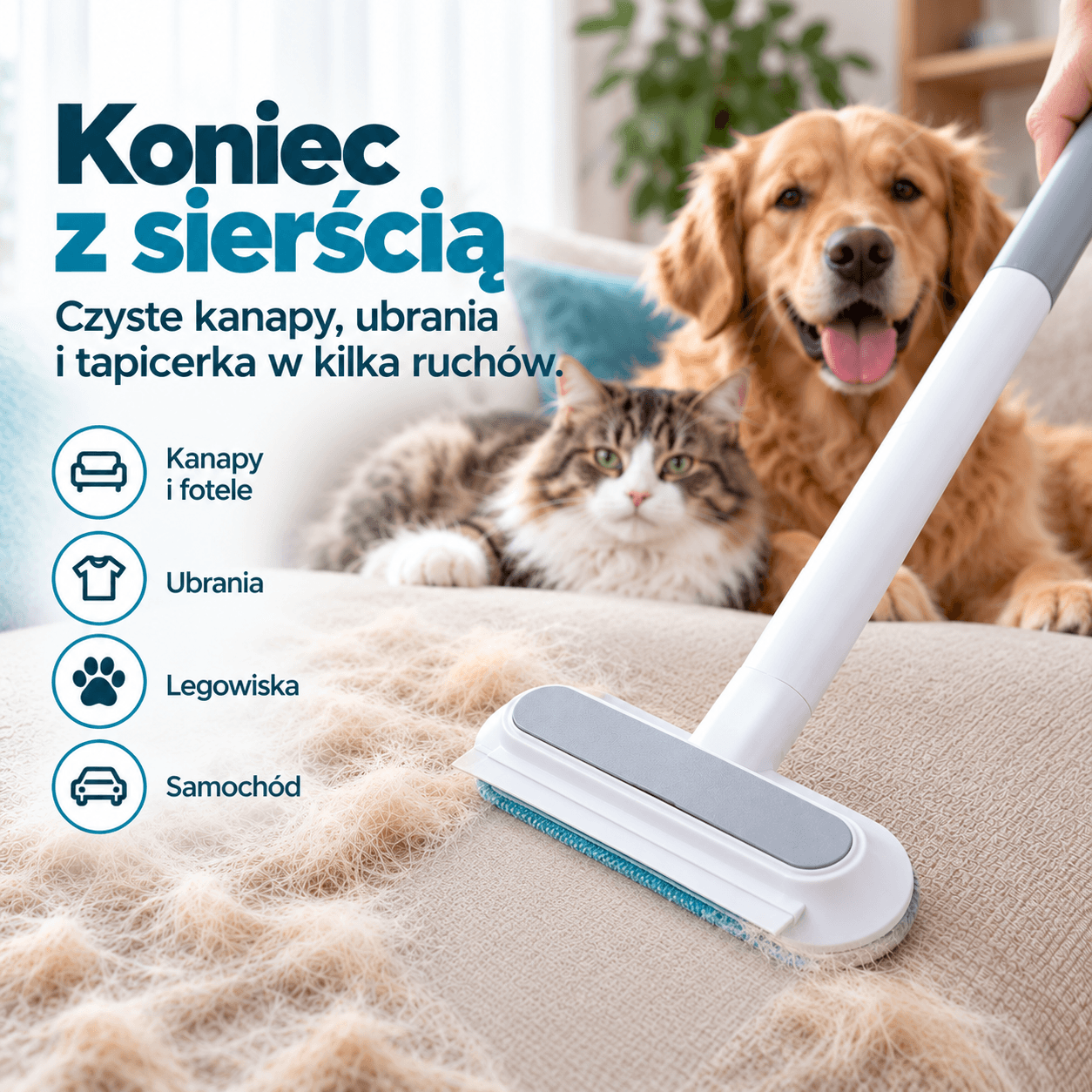 Monelli Szczotka do Sierści